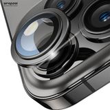 İphone 15 Pro Max Kamera Lens Koruyucu Siyah Titanyum Kolay Uygulama Aparatlı