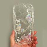 İphone 15 Pro Max Kılıf 3D Kelebek Desen Kamera Korumalı Şeffaf Silikon Kapak