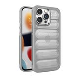 İphone 15 Pro Max Kılıf Airmax Silikon Kapak - Titan Gri