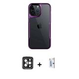 iPhone 15 Pro Max Kılıf Akış Çizgi Koleksiyonu - Siyah Bilvis 0.18mm Plus Cam Ekran Koruyucu +