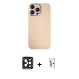 iPhone 15 Pro Max Kılıf Eksen Prime - Siyah Bilvis 0.18mm Plus Cam Ekran Koruyucu + Siyah PVD M