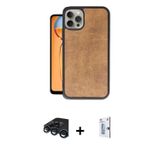 iPhone 15 Pro Max Kılıf Kıvılcım Işık Serisi - Siyah Bilvis 0.18mm Plus Cam Ekran Koruyucu + La