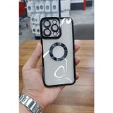 iPhone 15 Pro Max Kılıf Köşeleri Renkli Şeffaf Kamera Korumalı Silikon Luxury Kapak