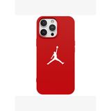 iPhone 15 Pro Max Kırmızı Lansman Renkli Silikon Premium Basketbol Kılıf