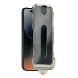 İphone 15 Pro Max Uygulama Aparatlı Dust Proof Privacy Temperli Hayalet Cam Ekran Koruyucu (Siyah)