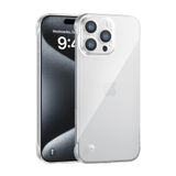 iPhone 15 Pro Max Uyumlu Kamera Korumalı Yanları Açık Sararmaz Sert Mika Şeffaf Kılıf