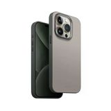 İphone 15 Pro Max Uyumlu Kılıf Lyden Ds Serisi Vegan Deri Kaplama Magsafe Özellikli (Magclick™) Ivory Lichengreen