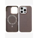 iPhone 15 Pro Max Uyumlu Premium Karbon Fiber Kılıf Darbe Emici Kamera Korumalı MagSafe Destekli