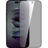 İphone 15 Pro Max Uyumlu Privacy Ön Koruma Temperli Hayalet Cam Ekran Koruyucu (Siyah)