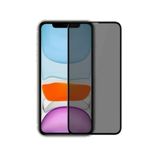 iPhone 15 Pro Max Uyumlu Tam Kaplayan Hayalet Cam Siyah Karartma Ekran Koruyucu Cam Anti-Static Özellikli Siyah Çerçeveli
