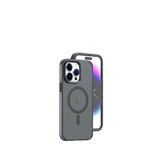 İphone 15 Pro Max Yeni İkon Siyah Magsafe Plastik Kılıf