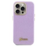 iPhone 15 Pro Uyumlu Glitter Glossy Script Silikon Kılıf