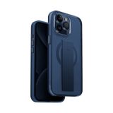 İphone 15 Pro Uyumlu Kılıf Heldro Mag Serisi Magsafe Özellikli Magclick Tutma Bandı Flexgrip Deep Blue