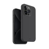 İphone 15 Pro Uyumlu Kılıf Lino Hue Serisi Magsafe Özellik Magclick Hibrit Silikon Silicore Grey