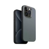 İphone 15 Pro Uyumlu Kılıf Lyden Ds Serisi Vegan Deri Kaplama Magsafe Özellikli (Magclick™) Blue Black