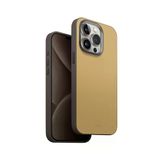 İphone 15 Pro Uyumlu Kılıf Lyden Ds Serisi Vegan Deri Kaplama Magsafe Özellikli (Magclick™) Yellow Grey