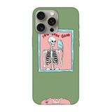 iPhone 15 Pro You Look Good İskelet Yeşil Telefon Kılıfı