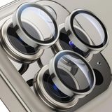iPhone 15 Pro/iPhone 15 Pro Max Raze Metal Kamera Lens Koruyucu Gri