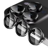 iPhone 15 Pro/iPhone 15 Pro Max Raze Metal Kamera Lens Koruyucu Siyah