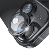 İphone 15 Siyah Kamera Lens Koruyucu Kolay Uygulama Aparatlı