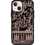 iPhone 15 Uyumlu Mustafa Kemal Ataturk Tasarımlı Glossy Premium Kılıf - Siyah - Atatürk-286