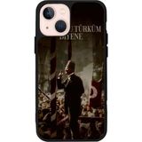 iPhone 15 Uyumlu Mustafa Kemal Ataturk Tasarımlı Glossy Premium Kılıf - Siyah - Atatürk-289