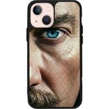 iPhone 15 Uyumlu Mustafa Kemal Ataturk Tasarımlı Glossy Premium Kılıf - Siyah - Atatürk-291