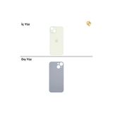 İphone 15 Yeşil Renk Arka Kapak Arka Cam Batarya Kapağı Lazer Kesim Kapak Pil Kapağı