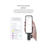 iphone 15/16 / 17 Serilerine Uyumlu Sd Kart Hafıza Kart Okuyucu Type-C USB Flash Bellek Okuyucu, Siyah - 1 GB - 00-Siyah - Beyaz - Option-1