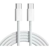 iPhone 15/16 ve Android İçin Type C-C, 60Watt PD, ÖRGÜLÜ, Hızlı Şarj Kablosu (100 CM)