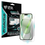 iPhone 16-15 Serisi için 9H Nano IPG ProActive Ekran Koruyucu, Pürüzsüz Cam Bitiş, Ultra Duyarlı Dokunmatik Hassasiyet (iPhone 15 Plus)