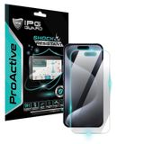 iPhone 16-15 Serisi için 9H Nano IPG ProActive Ekran Koruyucu, Pürüzsüz Cam Bitiş, Ultra Duyarlı Dokunmatik Hassasiyet (iPhone 15 Pro)