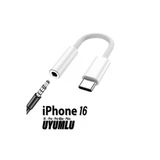 İphone 16-16 Plus-16 Pro- 16 Pro Max Kulaklık Dönüştürücüsü Type-C Çevirici Aparat
