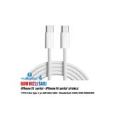 İphone 16-16 Plus 16 Pro-16 Pro Max Type-C Şarj Kablosu Thunderbolt 4 (Usb-C) Hızlı 60W