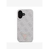 iPhone 16 4G Desenli Taşlı Üçgen Logolu Kılıf