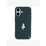 iPhone 16 Haki Lansman Renkli Silikon Cat Lover Kedi Tasarımlı Kılıf