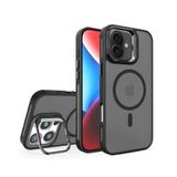 İphone 16 Kılıf Armor Seri Magsafe Uyumlu Stand Özellikli Kamera Lensli Kapak