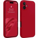 İphone 16 Kılıf First Silikon - Kırmızı