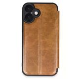 İphone 16 Kılıf Flip Cover - Taba