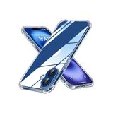 İphone 16 Kılıf Kamera Çıkıntılı Yükseltili Köşe Korumalı Sararmaz Şeffaf Silikon Crystal Clear