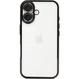 iPhone 16 Kılıf Razer Lensli Silikon - Siyah