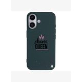 iPhone 16 Plus Haki Lansman Renkli Silikon Drama Queen Tasarımlı Premium Kılıf