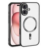iPhone 16 Plus Kılıf Kamera Korumalı Kablosuz Wireless Şarj Özellikli Demre Kapak Sierra Mavi