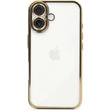 iPhone 16 Plus Kılıf Razer Lensli Silikon - Gold