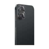 İphone 16 Plus Uyumlu Benks Parlama Önleyici Glass Warrior Metal Kamera Lens Koruyucu Siyah
