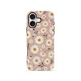 İphone 16 Plus Vorian Çift Katmanlı Kılıf Daisy Mocha Garden