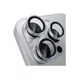 iPhone 16 Pro / 16 Pro Max İle Uyumlu Mercek Lens Kamera Koruyucu BEYAZ Titanyum