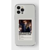 iPhone 16 Pro ile Uyumlu Harry Potter Minimalist Poster Tasarım Baskılı Şeffaf Kılıf