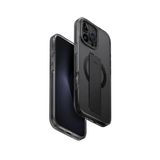 Iphone 16 Pro Kılıf Heldro Max Serisi Magsafe Özellikli (Magclick™) Tutma Bandı (Flexgrip™) Smoke