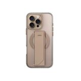 Iphone 16 Pro Kılıf Heldro Max Serisi Magsafe Özellikli (Magclick™) Tutma Bandı (Flexgrip™) Taupe Gold